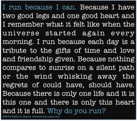 Why I Run, I Love To Run, Runners High, Running Quotes, Running Inspiration, Keep Running, Good Heart, Running Tips, How To Start Running