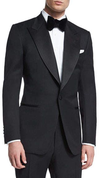 Tom Ford Tuxedo, Designer Tuxedo, Mens Formalwear, Double Breasted Tuxedo, Tom Ford Suit, Black Toms, Tuxedo Black, Groom Tuxedo, Tom Ford Men