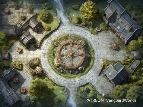 City Battlemap, Town Battlemap, Dnd Street Battle Map, Dnd Town Battle Map, Dnd City Map, Elven City Battlemap, Dnd Brothel Battle Map, Large City Map Dnd, Elf City