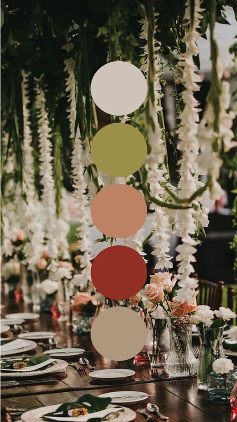 Hawaiʻi-Inspired Color Palettes We Love — For The Good Weddings and Events Tropical Color Scheme Wedding, Blush Color Palette Wedding, Tropical Wedding Color Schemes, Tropical Wedding Colors Palette, Tropical Color Scheme, Color Palette Wedding, Blush Color Palette, Hawaiian Sunset, Floral Installation