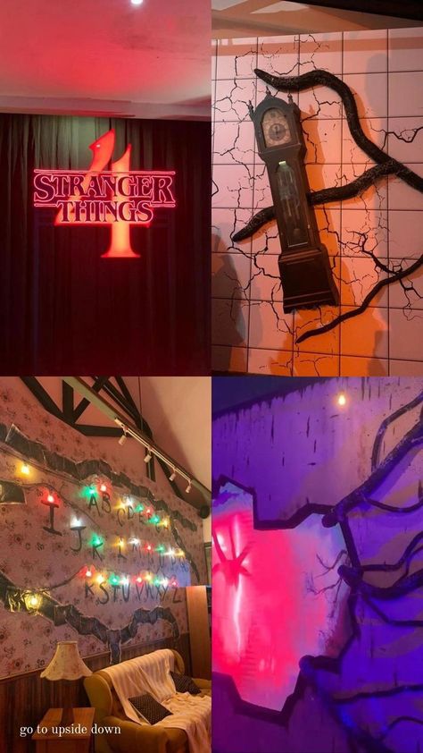 Stranger Things Themed Room, Stranger Things Halloween Decorations, House Cleaning Hacks, Adult Halloween Party Decorations, Stranger Things Halloween Party, Stranger Things Theme, Stranger Things Upside Down, Cumpleaños Harry Potter, Horror Video