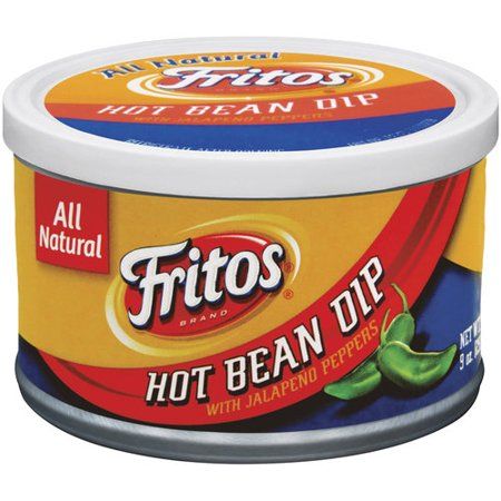 Fritos Hot Bean Dip with JalapeÃ±o Peppers, 9 Oz. Frito Lay Bean Dip, Fritos Bean Dip, Starbucks Recipes At Home, Hot Bean Dip, Baked Zucchini Fritters, Food Copycat Recipes, Mexican Beans, Savory Dips, Mexican Snacks