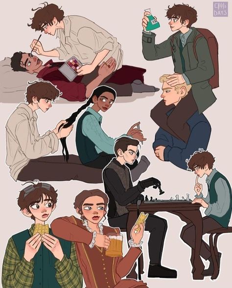 Six Of Crows Kaz Brekker Fanart, Kaz And Wylan Fanart, Hanne Brum Fanart, Six Of Crows Inspired Outfits, Kuwei Yul Bo Fanart, Six Of Crows Modern Au, Wesper Fanart Spicy, Wesper Fanart Kiss, 6 Of Crows Fanart