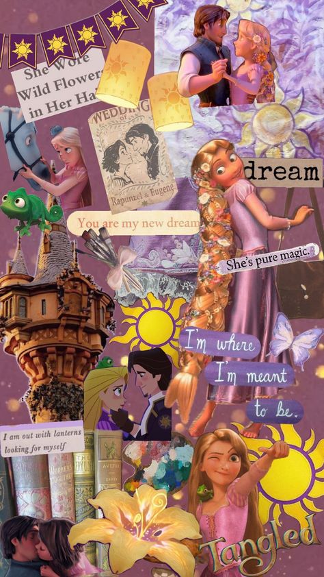 #Rapunzel #Tangled #Flynnrider #disney #wallpaper Tangled Aesthetic Wallpaper Collage, Iphone Wallpaper Tangled, Rupunzle Wallpapers Aesthetic, Rapunzel Ipad Wallpaper, Aesthetic Rapunzel Wallpaper, Disney Rapunzel Wallpaper, Disney Album Cover, Rapunzel Wallpaper Iphone, Disney Princess Wallpaper Aesthetic