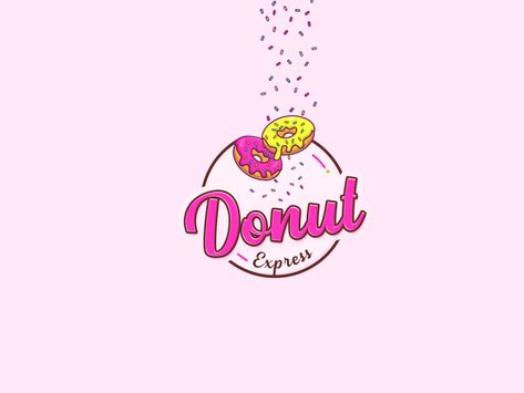 Donut Logo Design by Hemangi S Mini Donuts Logo, Donuts Logo Design, Donut Logo Design, Donuts Logo, Tailor Logo Design, Eco Logo Design, Donut Logo, Farm Logo Design, Toys Logo