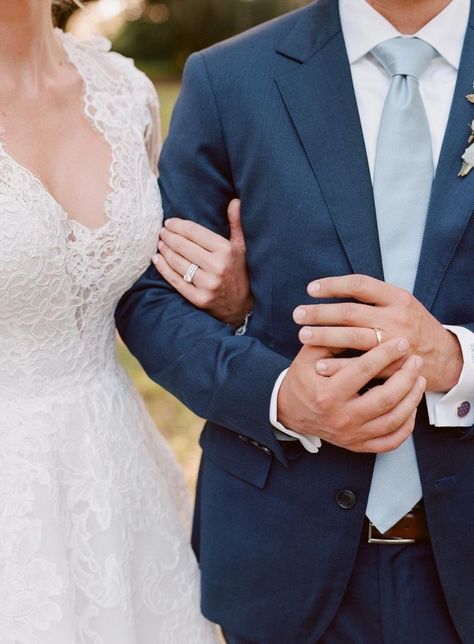 Men’s Wedding Tuxedo Blue, Blue Tie Suit Combo, Groom Navy Suit Dusty Blue Tie, Grooms Tie Navy Suit, Men Navy Wedding Suit, Tie For Blue Suit Wedding, Light Blue Tie With Navy Suit, Navy Suit With Dusty Blue Tie, Blue Suit Blue Tie Wedding