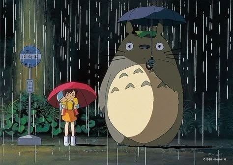 Totoro Drawing, Totoro Art, Studio Ghibli Characters, Ghibli Artwork, Howl's Moving Castle, Studio Ghibli Movies, Anime Room, Studio Ghibli Art, Ghibli Movies