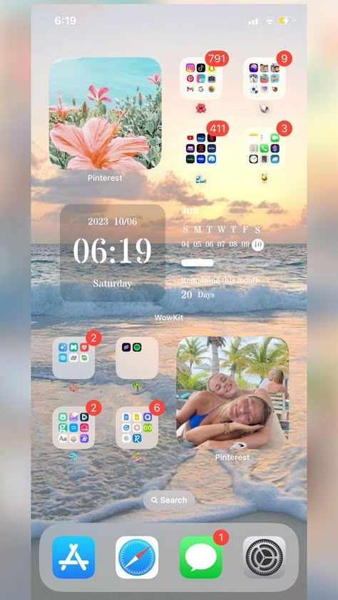 Summer Ios Widgets, Ios 16 Summer Wallpaper, Ios Beach Theme, Summer Ios Wallpaper, Summer Images Wallpaper, Summer Ipad Homescreen, Summer Phone Theme Ideas, Summer Widgets Long, Summer Widget Ideas