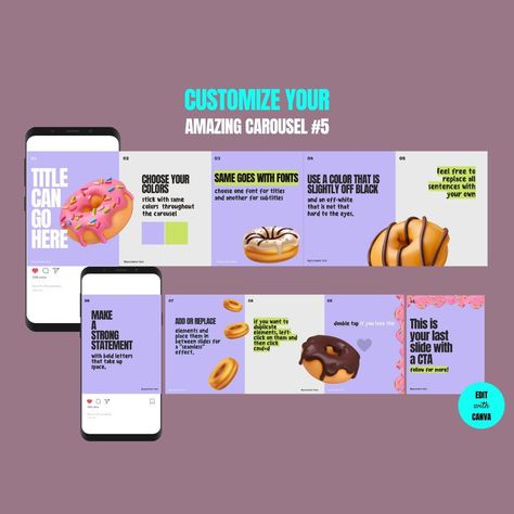 Easily create a stunning Instagram carousel with this 10-slide, fully customizable template. Add your own images, text, and links, and watch your engagement #Social_Carousel #Branding_Carousel #Seamless_Instagram_Carousel #Instagram_Carousel_Design Product Carousel Design, Carousel Social Media Design, Faq Post Design, Social Carousel, Branding Carousel, Seamless Carousel Instagram, Carousel Ads Design, Social Media Carousel Design, Instagram Posts Design