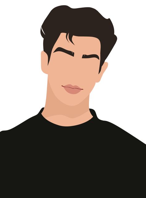 Draw minimalist vector graphic portrait from your photo by Velladwisukma Vector Self Portrait Adobe Illustrator, Auto Portrait, Minimal Portrait, Graphic Portrait, Digital Art Portrait, Vector Illustration Character, Digital Portrait Illustration, People Png, Adobe Design