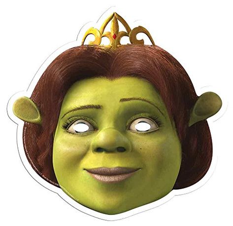 Fiona From Shrek, Shrek Fiona, Shrek Dreamworks, Shrek Character, Fiona Shrek, Party Face Masks, Princess Fiona, Kid Character, Mask Party