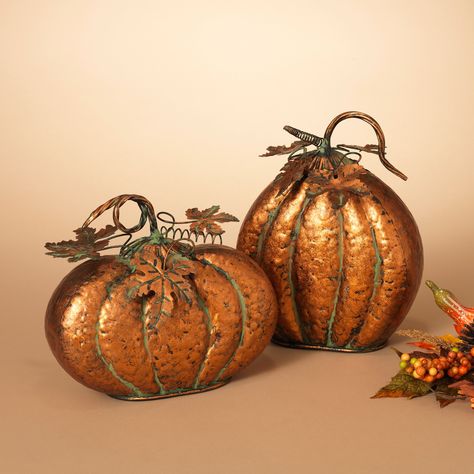 Metal Pumpkin Centerpiece, Dollar Tree Metal Tray Pumpkin, Pumpkin Floral Centerpieces Michaels Stores, Dollar Tree Pumpkin Shaped Glass Jar, Stuffed Pumpkins Fabric Pattern, Pumpkins Decor, Metal Pumpkins, Harvest Pumpkin, Thanksgiving 2020