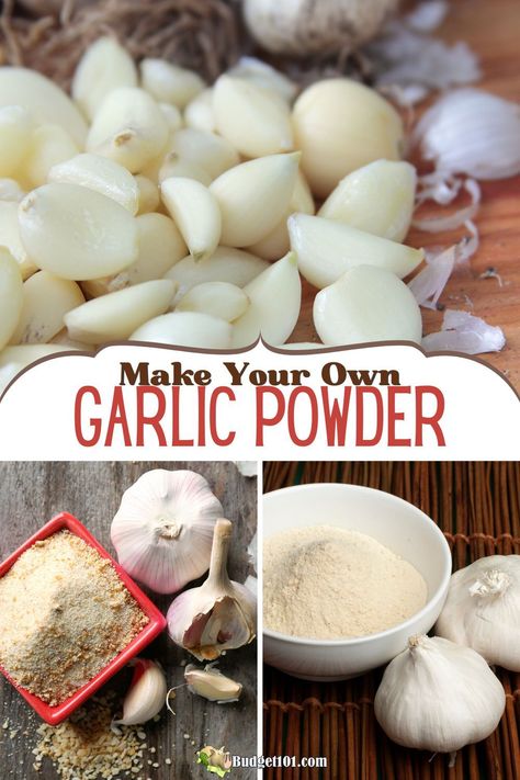 Discover the secret to making your own garlic powder at home! It's easy, economical, and guarantees you always have fresh, flavorful garlic powder on hand for your cooking. 

Learn how to dry and grind garlic cloves into a fine powder that's perfect for seasoning your favorite dishes. 

Start enhancing your meals with the pure taste of homemade garlic today! Homemade Garlic Powder Recipe, Making Garlic Powder, Garlic And Onion Drying Rack, How To Dry Garlic, Dehydrated Garlic Cloves, How To Make Garlic Powder, Garlic Powder Recipe, Canning Garlic Cloves, Diy Garlic Powder