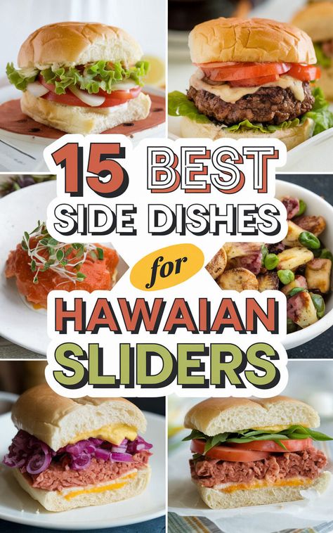 🌺🍔 Discover the perfect side dishes to serve with your Hawaiian sliders! #HawaiianSliders #LuauFood Hawaiian Sides, Hawaiian Side Dishes, Grilled Teriyaki Salmon, Hawaiian Food Recipes, Grilled Pineapple Salsa, Hawaiian Sliders, Luau Food, Bbq Turkey, Pineapple Pork