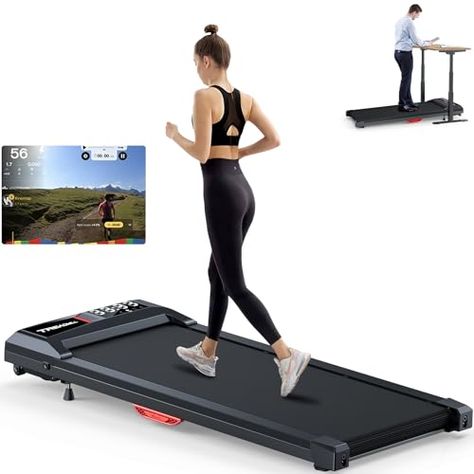 Limited-time deal: Walking Pad Treadmill, Upgraded Up to 10% Incline Walking Pad, Voice Controlled Under Desk Treadmill 300+LB Capacity Work with KINOMAP, Only 39LBS Portable Treadmill for Home,Office,Apartment Standing Desk Treadmill, Incline Walking, Portable Standing Desk, Home Office Apartment, Compact Treadmill, Portable Treadmill, Under Desk Treadmill, Desk Treadmill, Walking Pad