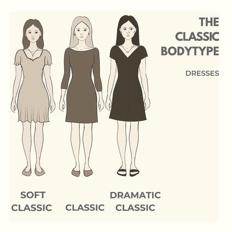 Classic Body Type, Kibbe Soft Classic, Fitted Clothes, Classic Kibbe, Soft Classic Kibbe, Soft Summer Color Palette, Classic Outfits For Women, Clothing Guide, Dramatic Classic