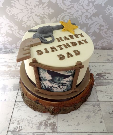 John Wayne Birthday Cake John Wayne Cake Ideas, John Wayne Birthday Party, John Wayne Happy Birthday, John Wayne Inspired Tattoos, John Wayne Birthday Cake, John Wayne Silhouette, Boys Bday Cakes, John Wayne Mugs, Birthday Cakes For Men