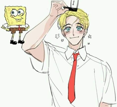 Sponge Bob X Squidward Fanart, Spongebob Anime, Cartoon Characters As Humans, Spongebob Drawings, Concept Art Tutorial, Hello Kitty Accessories, Swag Cartoon, Anime Version, Lego For Kids