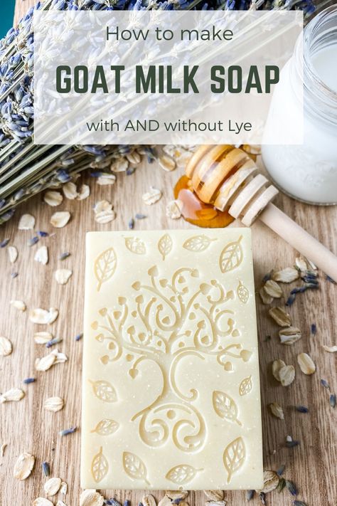 Diy Goat Milk Soap Base, No Lye Goat Milk Soap Recipe, How To Make Goat Milk Soap Base, Goat Milk Soap Base Recipe, Raw Goat Milk Soap Recipe, Cold Pour Soap Recipe, Goat Milk Soap Recipe Homemade, Goats Milk Soap Recipe, Easy Goat Milk Soap Recipe