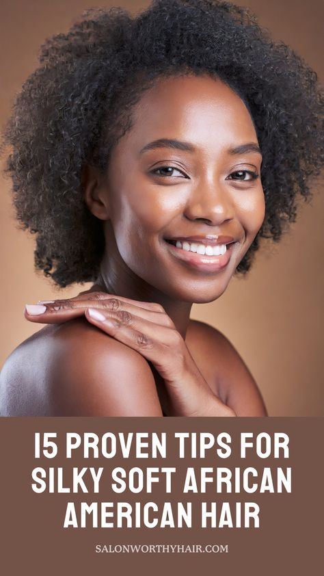 The only thing that works like a charm to soften coarse African American hair is Moisture Retention. Once you figure out how to make your curls hold on to moisture for longer, trust me; you’ll never resort to relaxing treatments ever again to smoothen your locks. It’s all about getting that balance right and keeping at it consistently. #AfroHairCare #SoftCurls #NaturalBeauty #HairCareTips #BeautyRoutine How To Make Your Hair Soft And Silky, How To Soften Hair, Natural Hair Softener, African American Hair, Afro Hair Care, Course Hair, Hair Issues, Soften Hair, 4c Natural Hair