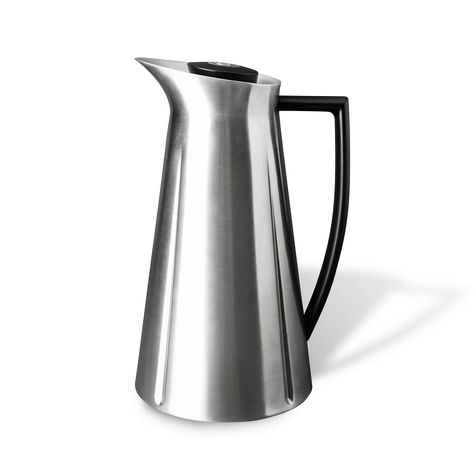 gc-thermos-stainless-steel-1-0-l-grand-cru Nordic Kitchen, Kitchen Vacuum, Double Wall Glass, Royal Design, Frothing Pitcher, Coffee Accessories, Merlot, Danish Design, Canisters