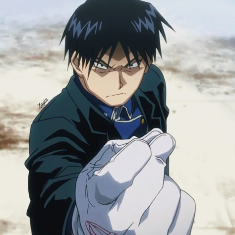 Roy Mustang Pfp, Fma Icons, Fmab Icons, Mustang Fullmetal Alchemist, Fullmetal Alchemist Roy Mustang, Full Metal Alchemist, Roy Mustang, Fullmetal Alchemist Brotherhood, Gurren Lagann