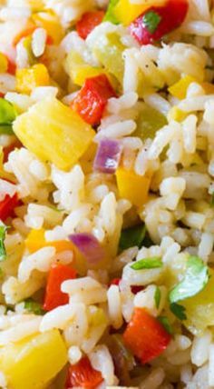 Carribean Sides, Carribean Vegetable Recipes, Caribbean Rice Recipes, Summer Rice Dishes, Caribbean Vegetables Side Dishes, Tropical Rice Recipes, Carribean Rice Recipes, Carribean Side Dishes, Christmas Rice Recipes