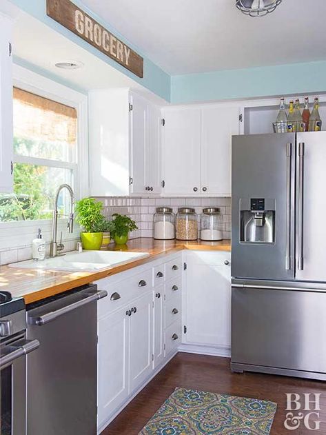 It’s more often than you think. Farmhouse 2023, How To Clean Kitchen Cabinets, Kitchen Cabinets Wood, How To Clean Kitchen, Kitchen Cabinet Design Ideas, Appliance Storage, Cabinet Design Ideas, Diy Cabinet, Clean Kitchen Cabinets