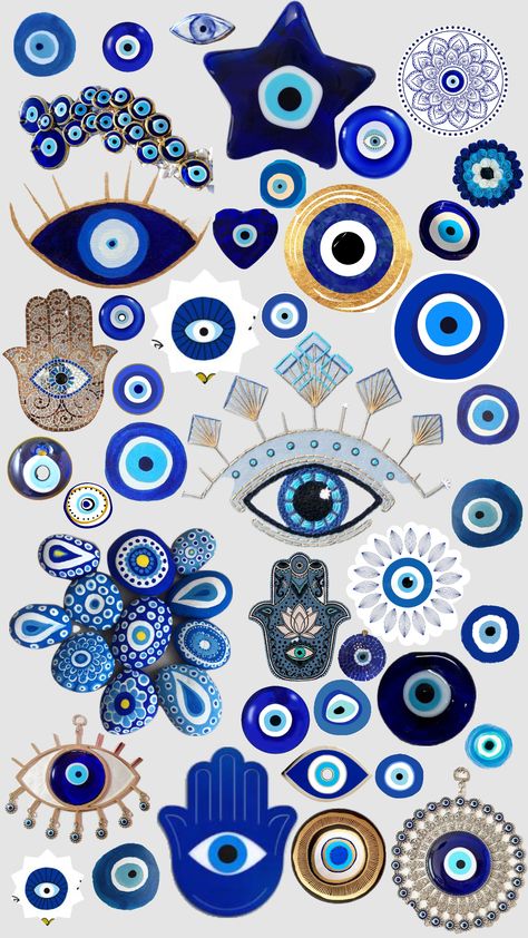 Evil eye #evileye Evil Eye Collage, Evil Eye Asthetics, Evil Eye Background Wallpapers, Evil Eye Lockscreen, Evil Eye Wallpaper Iphone, Blue Evil Eye Wallpaper Iphone, Eye Wallpaper Iphone, Aesthetic Evil Eye, Evil Eye Painting