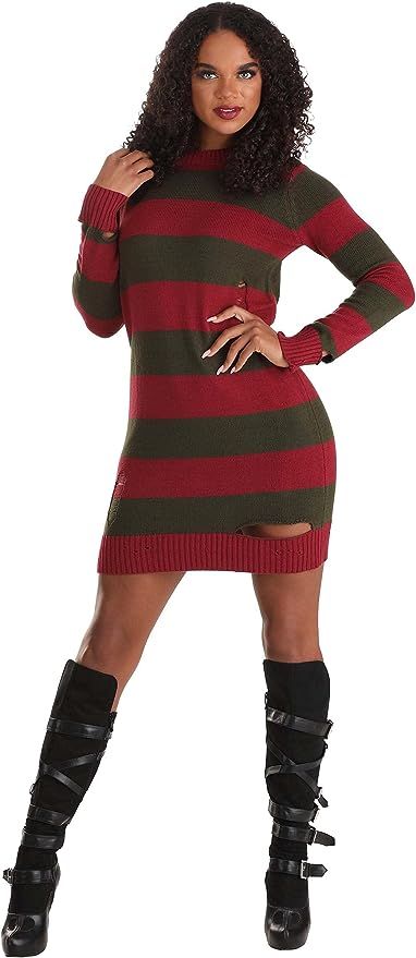 https://amzn.to/449Suqp Horror Movie Halloween Costumes Women, Freddie Krueger, Freddy Krueger Costume, Dream Demon, Evil Clowns, Trendy Hat, Costumes Ideas, Costume Contest, Freddy Krueger