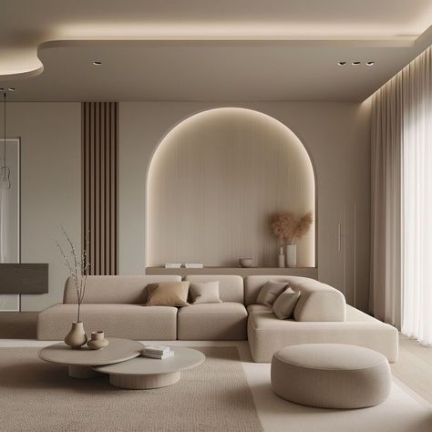 Japandi Living, Beige Living Rooms, Living Room Design Inspiration, 아파트 �인테리어, Home Design Living Room, Decor Home Living Room, Room Interior Design, Home Room Design, Minimalist Living