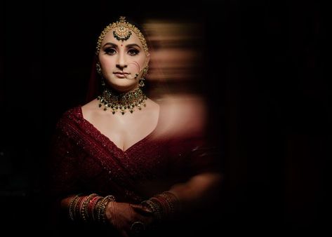 Bride Portrait Photography, Indian Bride Poses, Indian Wedding Poses, Bride Photos Poses, Engagement Photography Poses, Wedding Portrait Poses, Bridal Photography Poses, Indian Bridal Photos, Maroon Wedding