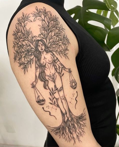 Tree Lady Tattoo Mother Nature, Mother Of Earth Tattoo, Earth Core Tattoo, Goddess Of Beauty Tattoo, Tree Goddess Tattoo, Earthy Girl Tattoos, Mother Gaia Tattoo, Mother Nature Tattoos For Women, Gaia Drawing