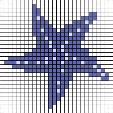 Perler Bead Stingray, Starfish Alpha Pattern, Jellyfish Grid Pattern, Starfish Pixel Art, Shark Tapestry Crochet, Stingray Pixel Art, Perler Beads Ocean, Sea Creature Pixel Art, Jellyfish Alpha Pattern