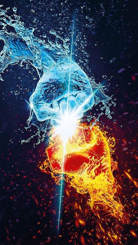 Amazing Cool iPhone Wallpapers Check more at https://www.backgroundscool.com/cool/amazing-cool-iphone-wallpapers/ Fire And Water, Water