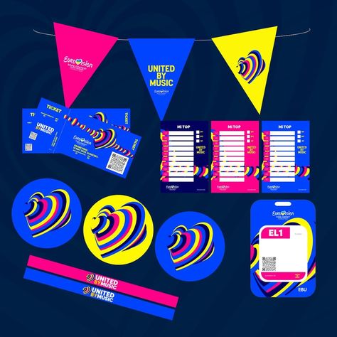 Europack Eurovision 2023 - Etsy Eurovision Party, Eurovision 2023, Bingo Sheets, Eurovision Song Contest, Neon Party, Baking Recipes, Marketing And Advertising, Party Themes, Poster Design