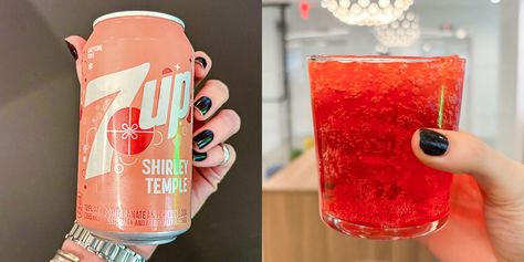 I Tried The 7Up Shirley Temple And I Have Complicated Feelings Best Avocado Toast Recipe, Shirley Temple Drink, Frozen French Fries, Avocado Toast Recipe, Fast Food Items, Soda Drinks, Girl Night, Toast Toppings, Copykat Recipes