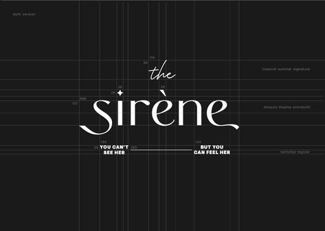 Sirène Co. — Identity & Packaging design | Perfume Logo on Behance Perfume Typography, Perfume Brand Identity, Perfume Brand Logo, Perfume Logo Design, Fragrance Branding, Fragrance Logo, Perfume Packaging Design, Perfume Branding, Perfume Logo