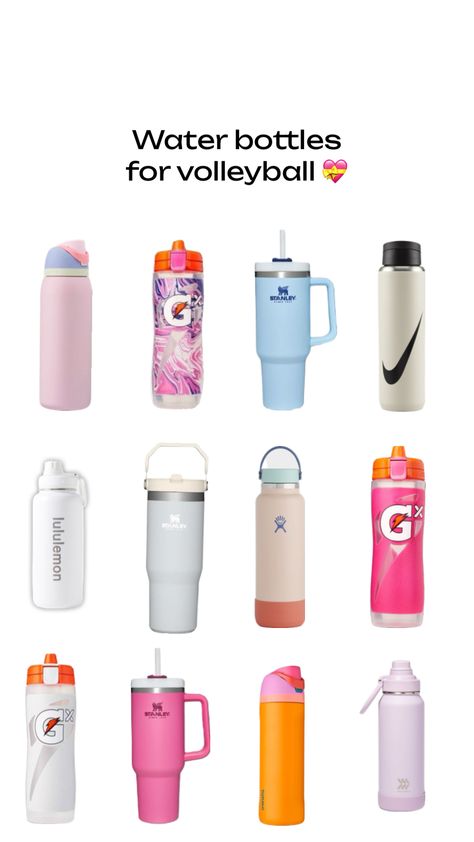 Water bottles for volleyball Volleyball Water Bottles, Volleyball Inspiration, Volleyball Drills, Best Water Bottle, Life Hacks For School, Netball, Volleyball, Water Bottles, Water Bottle