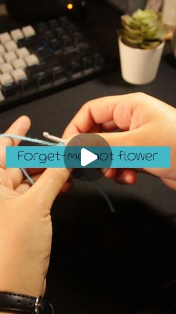 DAVICA Creations on Instagram: "Forget-me-not flower Crochet" Forget Me Not Flowers Crochet, Crochet Forget Me Not Flowers, Forget Me Not Flowers, Forget Me Not Flower, Flowers Crochet, Flower Crochet, Forget Me Not, Crochet Flowers, Sewing