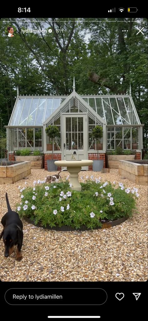 Acreage Landscaping, Victorian Greenhouses, English Garden Design, Allotment Gardening, Home Greenhouse, Green Houses, Backyard Greenhouse, House Aesthetic, Garden Sheds