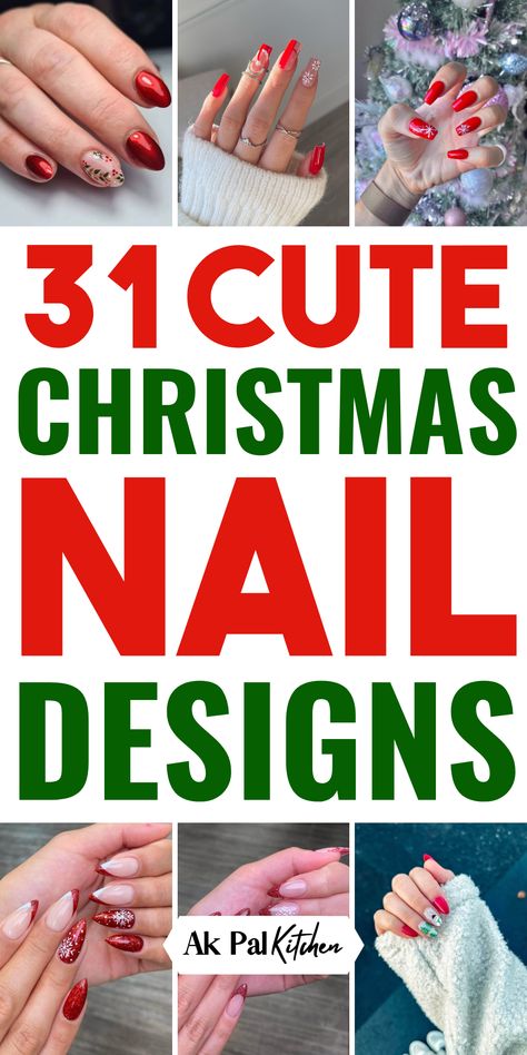 Get festive with these cute Christmas nail designs! From glitter Christmas nails to cozy Christmas sweater nails, this collection offers plenty of Holiday nails inspiration. Try out candy cane nails, Santa nail designs, or elegant Christmas French tip nails for a chic holiday look. Whether you’re into classic red and green Christmas nail colours or playful Christmas tree nail art, these Festive Christmas nail art designs will have you feeling merry and bright! Christmas Nail Designs Sparkle, Red And Pink Nails Christmas, Christmas Nail Designs Coffin Shape, Christmas Nail Designs Holiday Red, Christmas Nail Art 2024, Green And Pink Christmas Nails, Pink Red Christmas Nails, Cute Simple Christmas Nails Winter, Gel Nail Christmas Designs