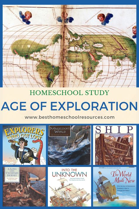 European Explorers Project, European Explorers Activities, Homeschooling Classroom, 1st Grade Books, Age Of Exploration, Modern World History, Unit Studies Homeschool, Explorers Activities, Free Homeschool Curriculum