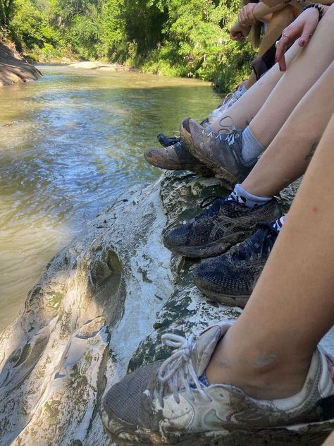 Nature, River Hiking Motivation, June Mood Board, Walk With Friends, Muddy Shoes, Wood Carving Art Sculpture, Muddy Boots, Hiking Aesthetic, Nature Walk, Fake Friends