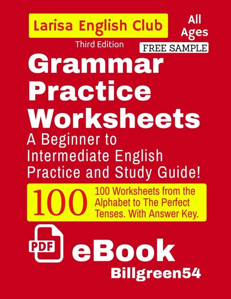 Grammar Workbook, English Grammar Book, English Grammar Worksheets, Grammar Practice, Grammar Book, English Writing Skills, Grammar Worksheets, Learn English Vocabulary, English Language Learning