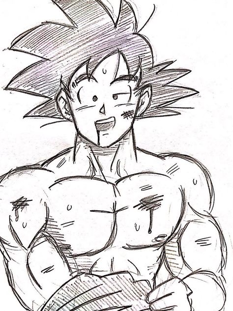 Easy Dragon Drawings, Goku Art, Dbz Drawings, Goku Drawing, Spiderman Art Sketch, Naruto Sketch Drawing, Ball Drawing, Dragon Ball Painting, Best Anime Drawings