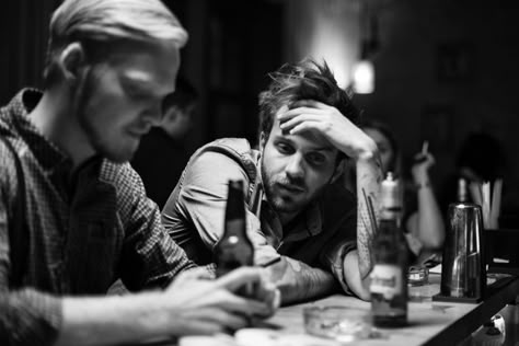 Sitting At A Bar Reference, Someone Drinking Reference, Dramatic Scene Photography, Man Sitting At Bar, Bar Cinematography, Bar Movie Scene, Street Portrait, Last Ride, Gesture Drawing