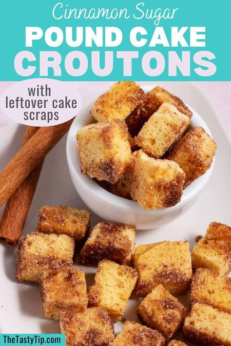 Leftover Pound Cake Ideas, Cake Scraps Ideas, Leftover Cake Recipes, Leftover Cake Ideas, Leftover Cake Scraps, Dessert Skewers, Rice Krispies Recipe, Beginner Baker, Ice Cream Fruit