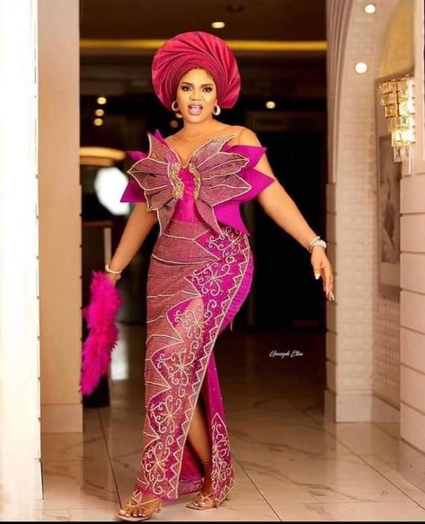 Latest George Styles, George Styles, Lace Blouse Styles, Asoebi Lace, African Elegance, Aso Ebi Lace Styles, African Bridal Dress, African Ladies, Stylish Naija