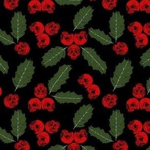 Christmas Goth, Goth Cottage Core, Yule Celebration, Holly Bush, Goth Christmas, Ipad Air Wallpaper, Spooky Christmas, Christmas Horror, Creepy Christmas